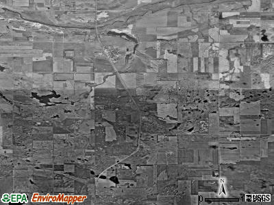 Gates township, North Dakota satellite photo by USGS