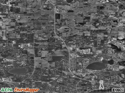 Wauconda township, Illinois satellite photo by USGS