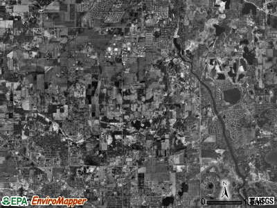 Nunda township, Illinois satellite photo by USGS