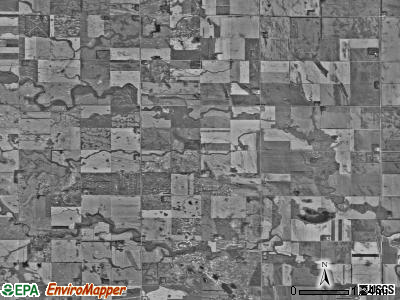 Grace township, North Dakota satellite photo by USGS