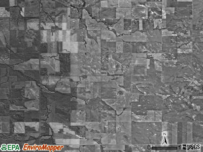 Antelope Creek township, North Dakota satellite photo by USGS