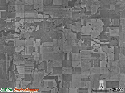 Loquemont township, North Dakota satellite photo by USGS