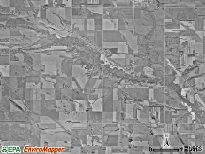 Nesheim township, North Dakota satellite photo by USGS