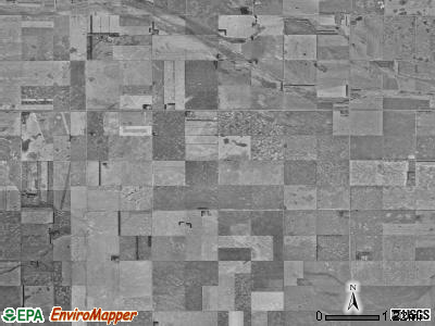 Fairville township, North Dakota satellite photo by USGS