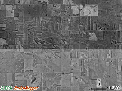 Columbia township, North Dakota satellite photo by USGS