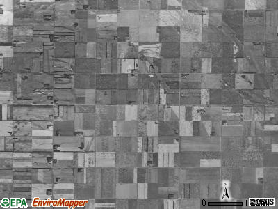 Morgan township, North Dakota satellite photo by USGS