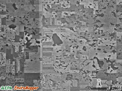 Boone township, North Dakota satellite photo by USGS