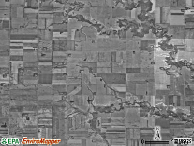 Enger township, North Dakota satellite photo by USGS