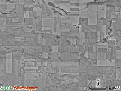 Sykeston township, North Dakota satellite photo by USGS