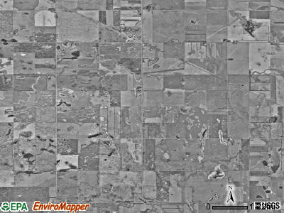 Mabel township, North Dakota satellite photo by USGS