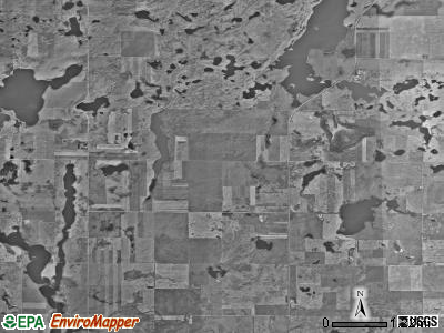 Florence Lake township, North Dakota satellite photo by USGS