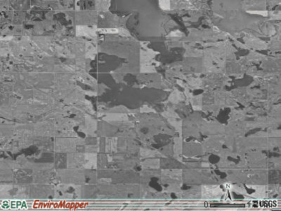 Nogosek township, North Dakota satellite photo by USGS