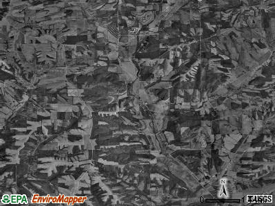 Pleasant Valley township, Illinois satellite photo by USGS