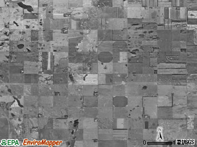 Page township, North Dakota satellite photo by USGS