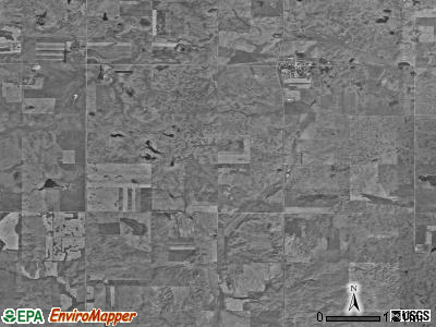 Wing township, North Dakota satellite photo by USGS
