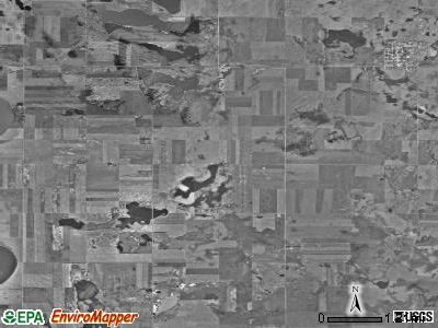 Tuttle township, North Dakota satellite photo by USGS