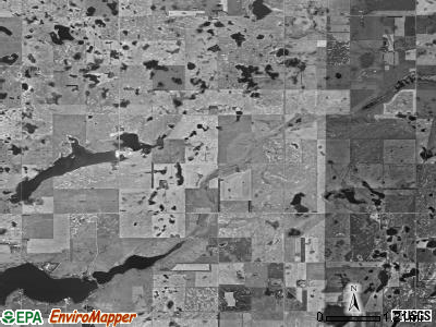 Gray township, North Dakota satellite photo by USGS