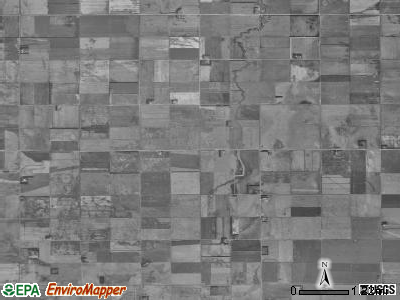 Gunkel township, North Dakota satellite photo by USGS