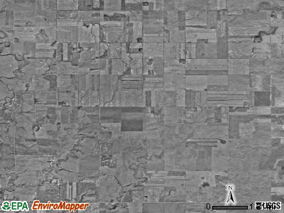 Crofte township, North Dakota satellite photo by USGS