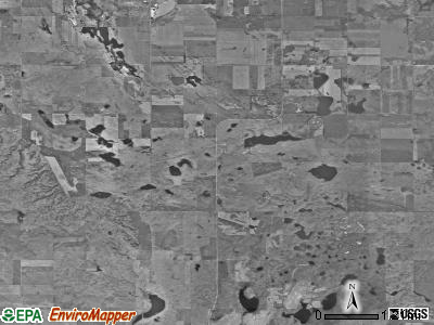 Chestina township, North Dakota satellite photo by USGS