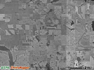 Fried township, North Dakota satellite photo by USGS