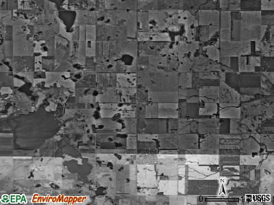 Noltimier township, North Dakota satellite photo by USGS