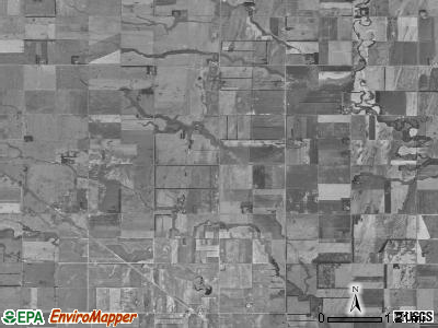 Empire township, North Dakota satellite photo by USGS