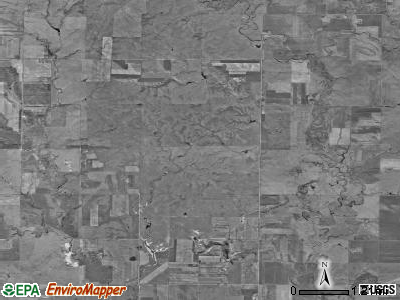 Francis township, North Dakota satellite photo by USGS