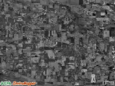 Coral township, Illinois satellite photo by USGS