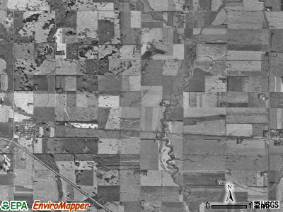 Tower township, North Dakota satellite photo by USGS