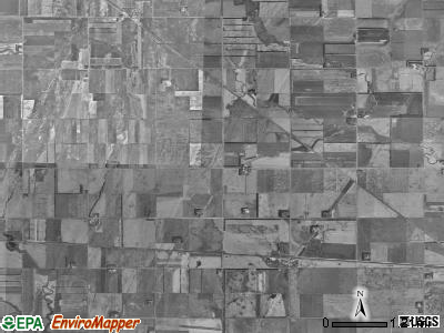 Wheatland township, North Dakota satellite photo by USGS