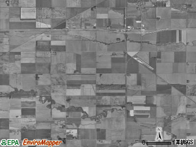 Everest township, North Dakota satellite photo by USGS
