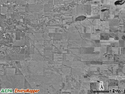 Apple Creek township, North Dakota satellite photo by USGS
