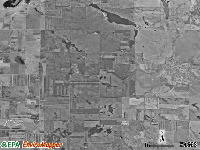 Boyd township, North Dakota satellite photo by USGS