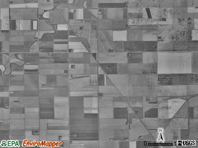 Addison township, North Dakota satellite photo by USGS