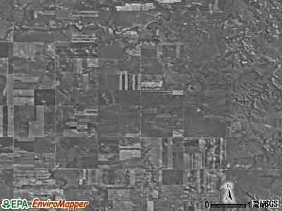Garner township, North Dakota satellite photo by USGS