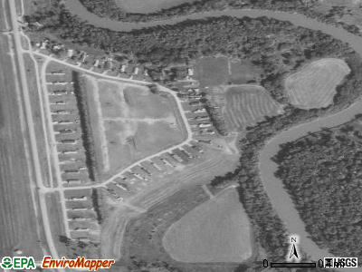 Stanley township, North Dakota satellite photo by USGS