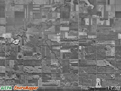 Watson township, North Dakota satellite photo by USGS