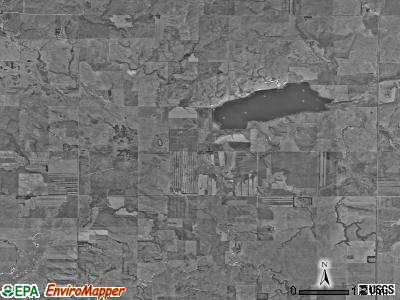 Buchanan Valley township, North Dakota satellite photo by USGS