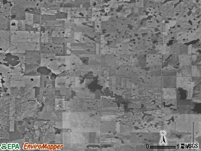 Sealy township, North Dakota satellite photo by USGS
