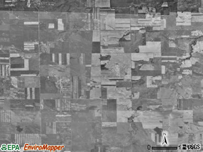 Odessa township, North Dakota satellite photo by USGS