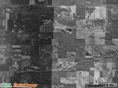 Dovre township, North Dakota satellite photo by USGS