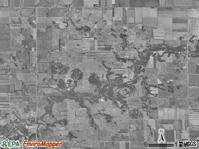 Barrie township, North Dakota satellite photo by USGS