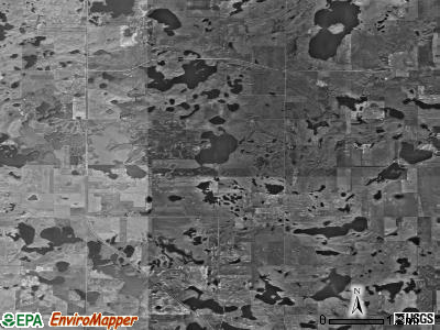 Gutschmidt township, North Dakota satellite photo by USGS