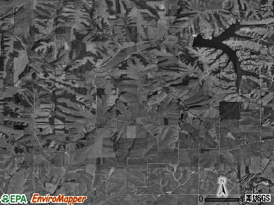 Freedom township, Illinois satellite photo by USGS