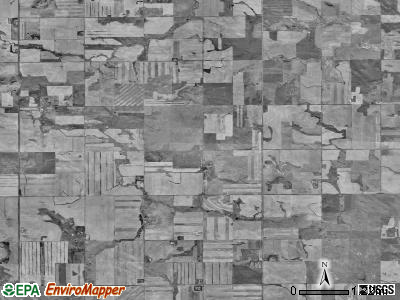 St. Croix township, North Dakota satellite photo by USGS