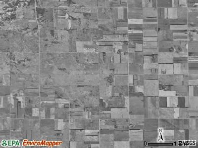 Viking township, North Dakota satellite photo by USGS