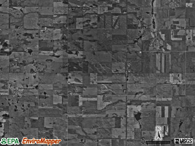 Black Loam township, North Dakota satellite photo by USGS