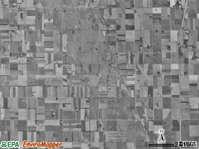 Colfax township, North Dakota satellite photo by USGS