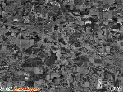 Rutland township, Illinois satellite photo by USGS